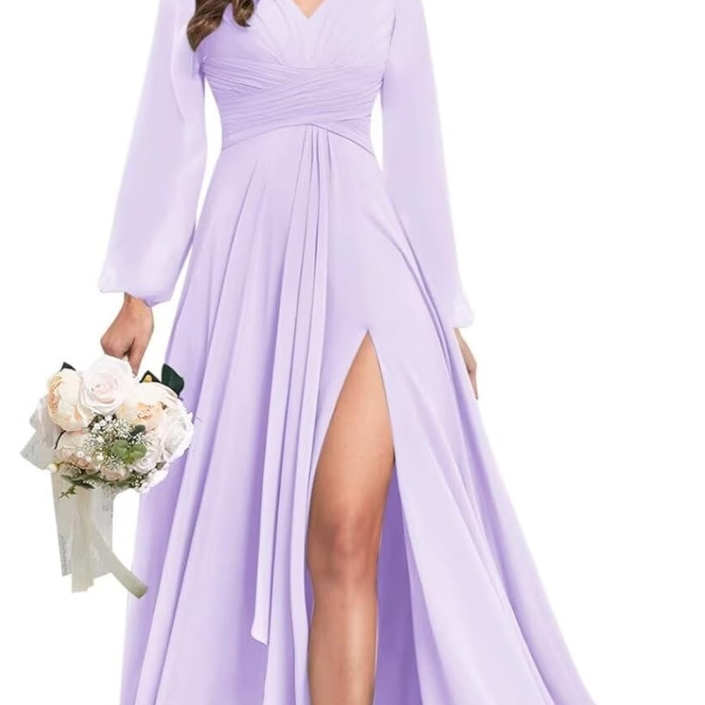 Elegant Lavender Evening Gown Worn ONCE